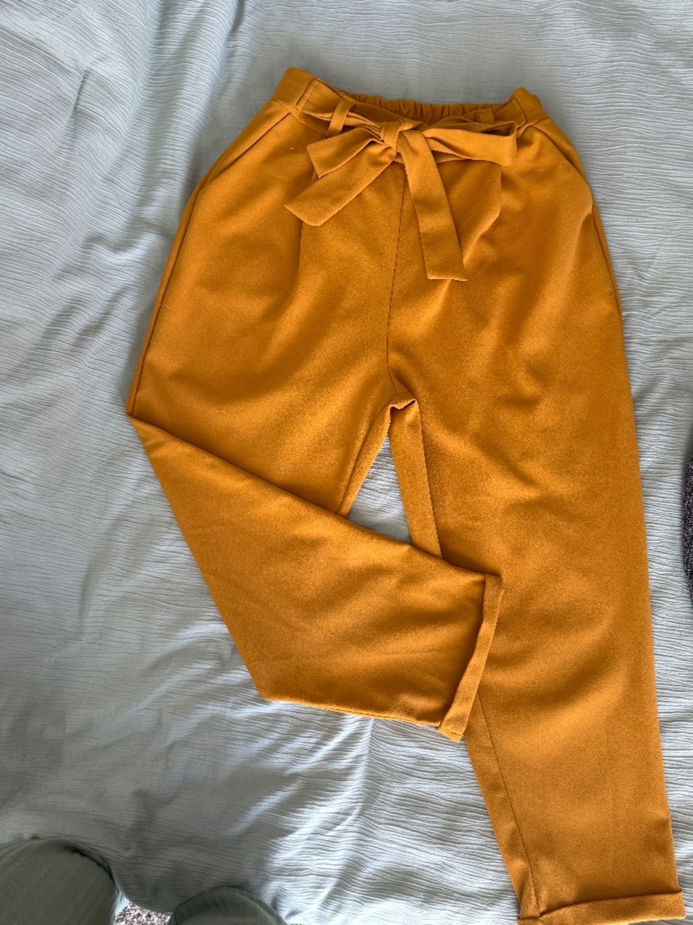 Stretchy capri work pants